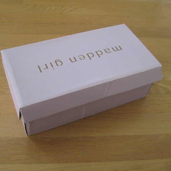 madden girl Tutu Mary Jane Shoes Size 8 Black Glossy Low Block Heel Round Toe - Picture 8 of 9